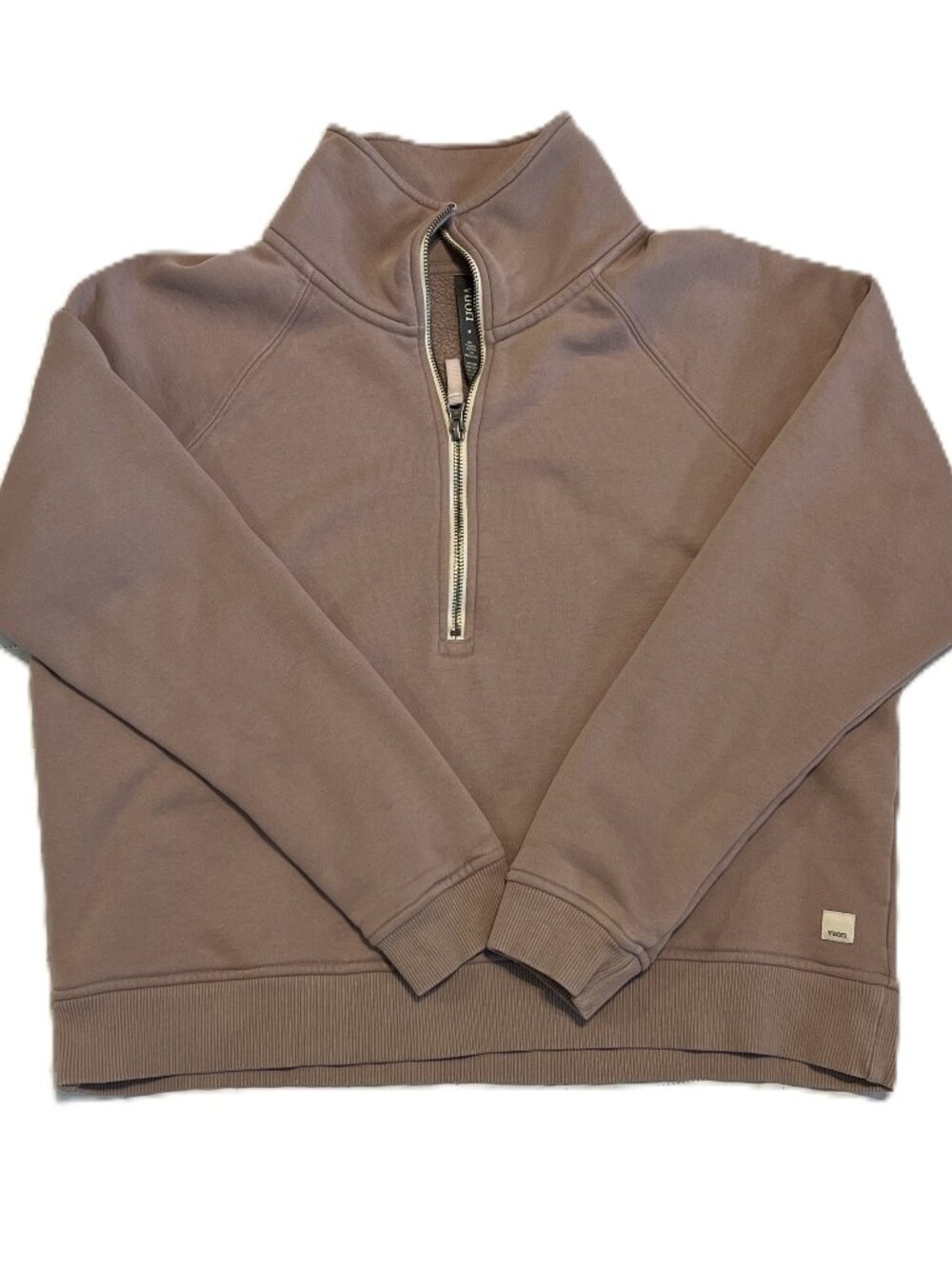 Cozy Athleisure VUORI Restore 1/2 Zip Sweatshirt VW233 Mauve/Mocha Women's Med